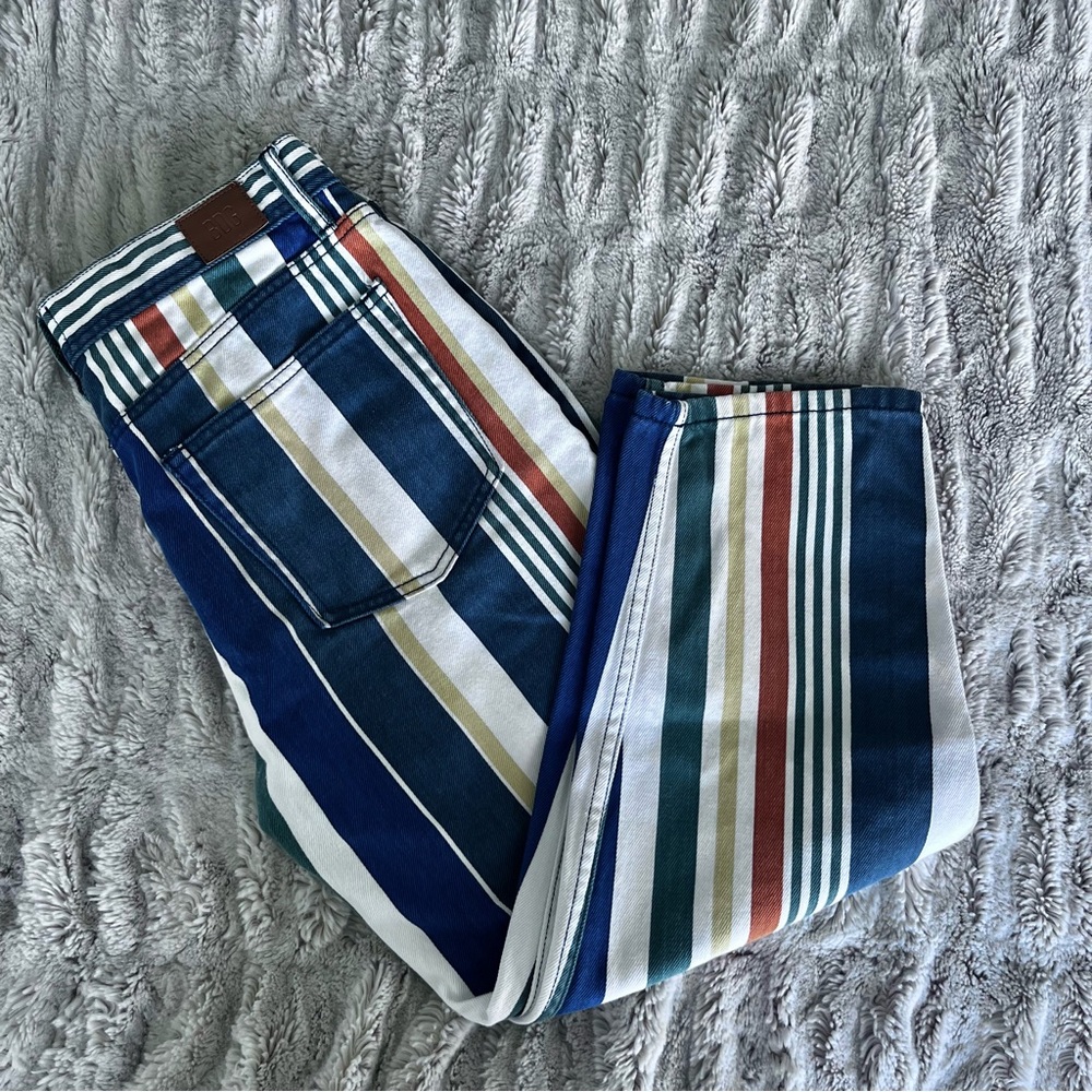 Straight Striped Jeans ❤️